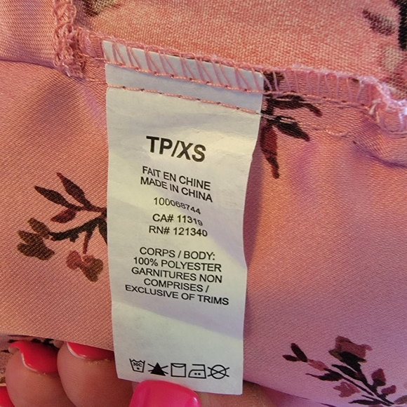 Pink Garage Women's Floral Cowl Neck Cami - Picture 6 of 7